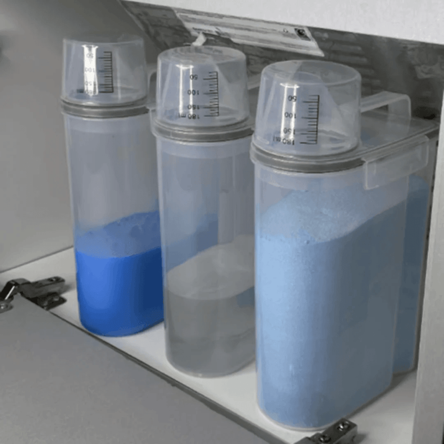 Kit 3 Potes Herméticos Porta Mantimento com Copo Medidor 2,5 Litros - Ela Decora