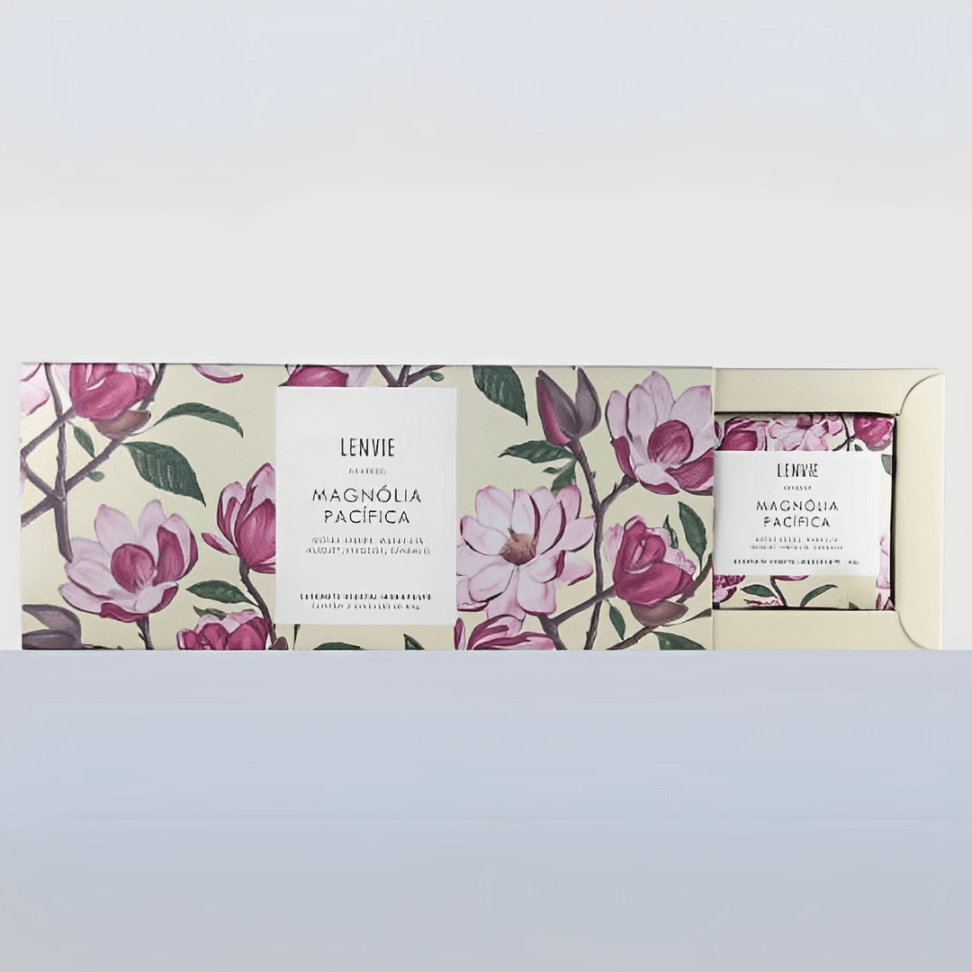Kit 3 Sabonetes em Barra Magnólia Pacífica Arabesc 80g L' envie - Ela Decora