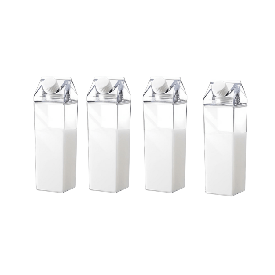 Kit 4 Garrafas para Bebidas Decorativa My Box 1 Litro - Ela Decora