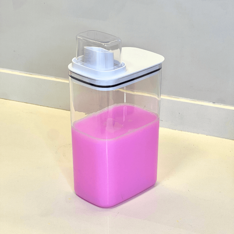 Kit 4 Potes Herméticos Flow Branco 2,3 Litros - Ela Decora