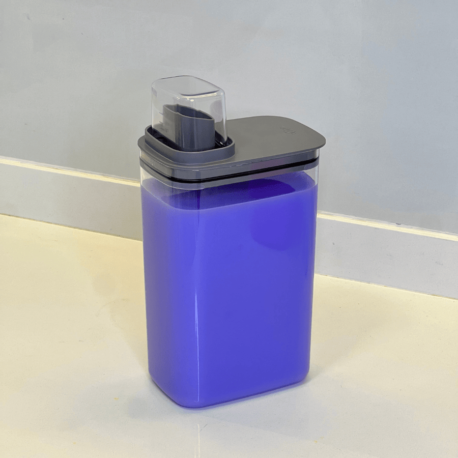 Kit 4 Potes Herméticos Flow Chumbo com Copo Medidor 2,3 Litros - Ela Decora