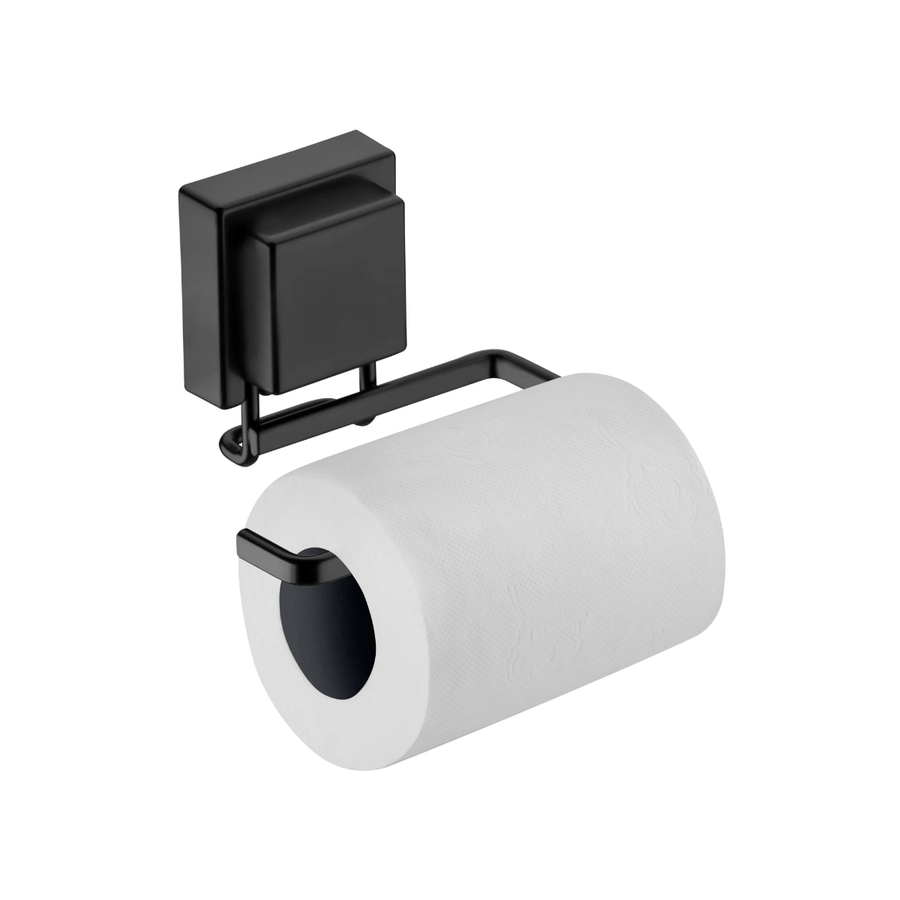 Kit Acessórios Banheiro Ventosa Preto Fosco 3 Peças - Ela Decora