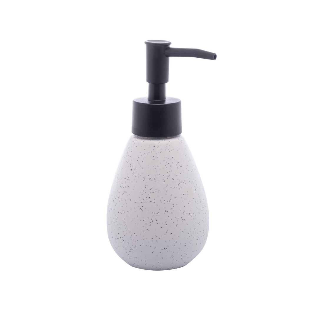 Kit Banheiro Granilite em Cerâmica Branco 2 Peças - Ela Decora