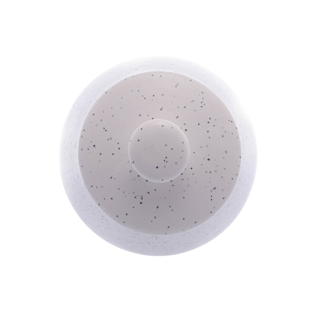 Kit Banheiro Granilite em Cerâmica Branco 2 Peças - Ela Decora