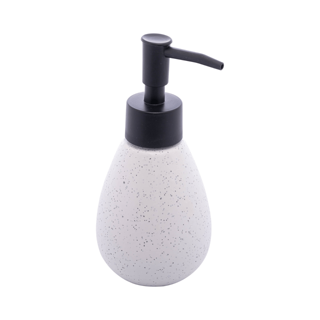 Kit Banheiro Granilite em Cerâmica Branco 2 Peças - Ela Decora