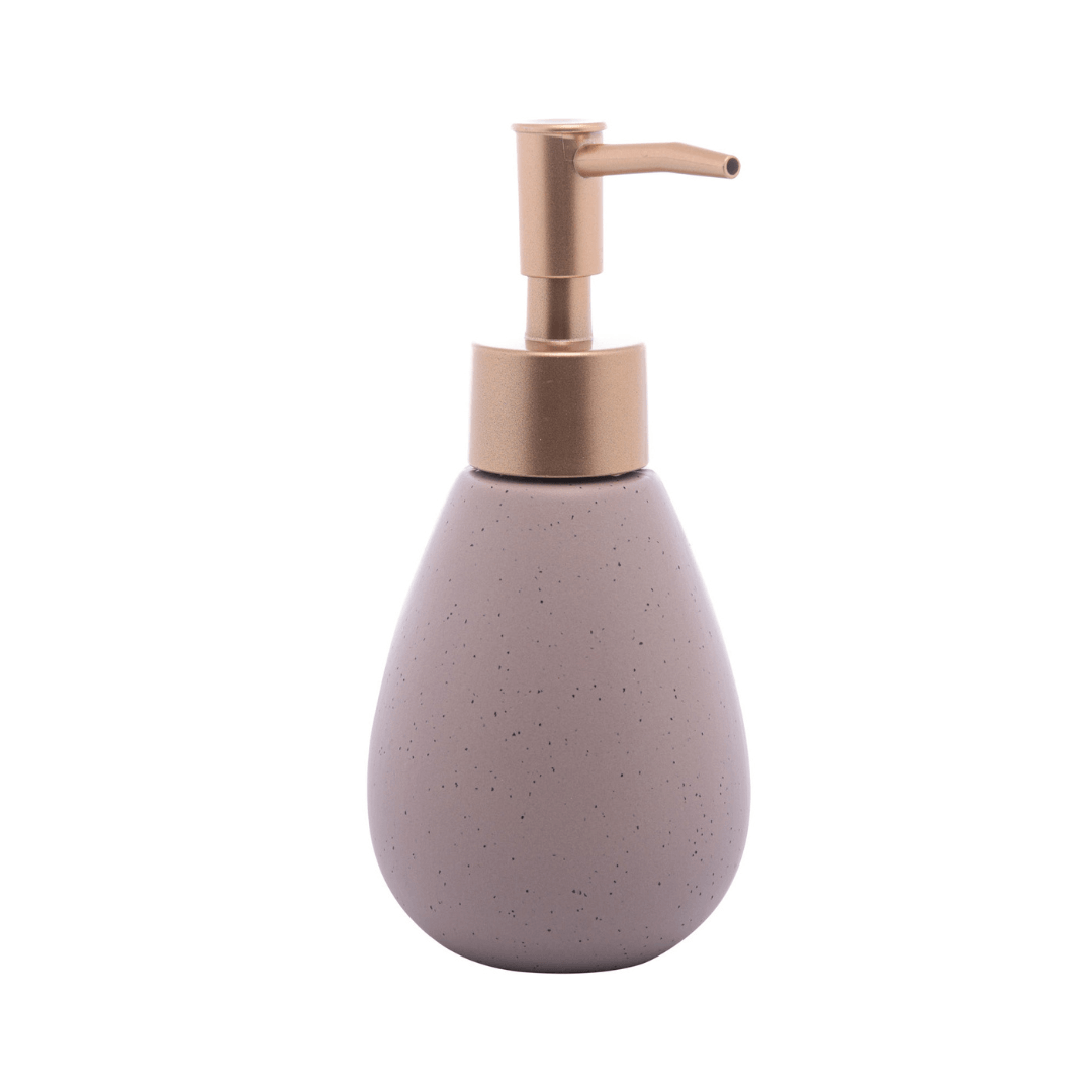 Kit Banheiro Granilite em Cerâmica Nude 2 Peças - Ela Decora