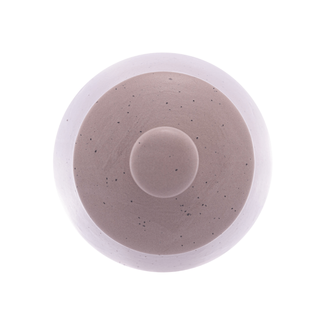 Kit Banheiro Granilite em Cerâmica Nude 2 Peças - Ela Decora
