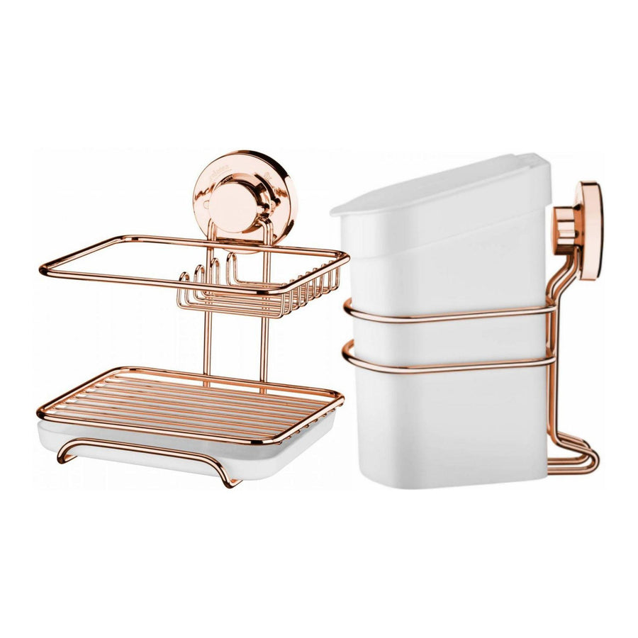 Kit Cozinha Organizada Rose Gold 2 Peças