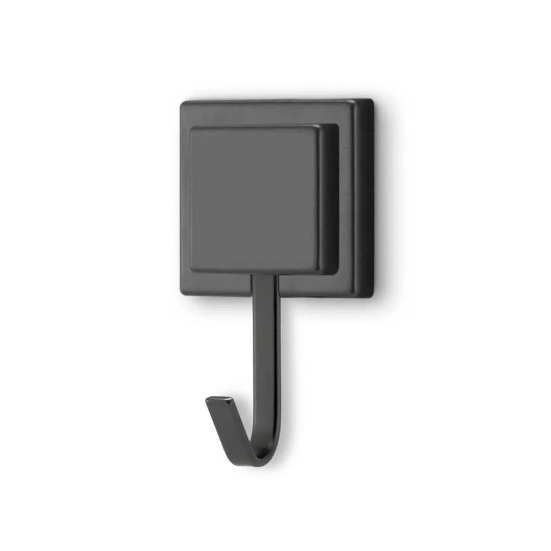 Kit de Banheiro 3M Aço Piatina Preto 4 Peças - Ela Decora