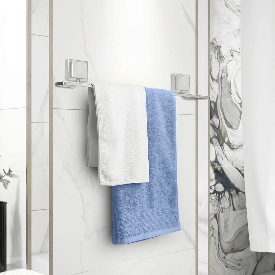 Kit de Banheiro 3M em Aço Cromado - 3 Peças - Ela Decora