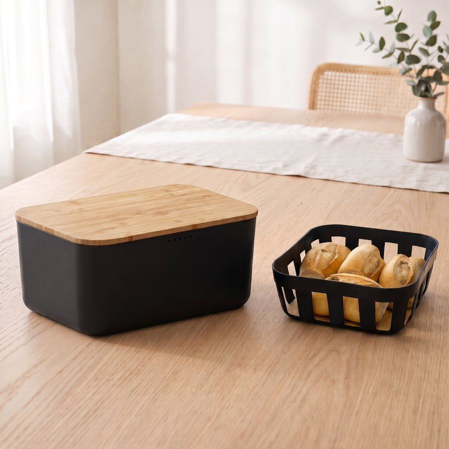Kit Pão Lume Preto 2 Peças