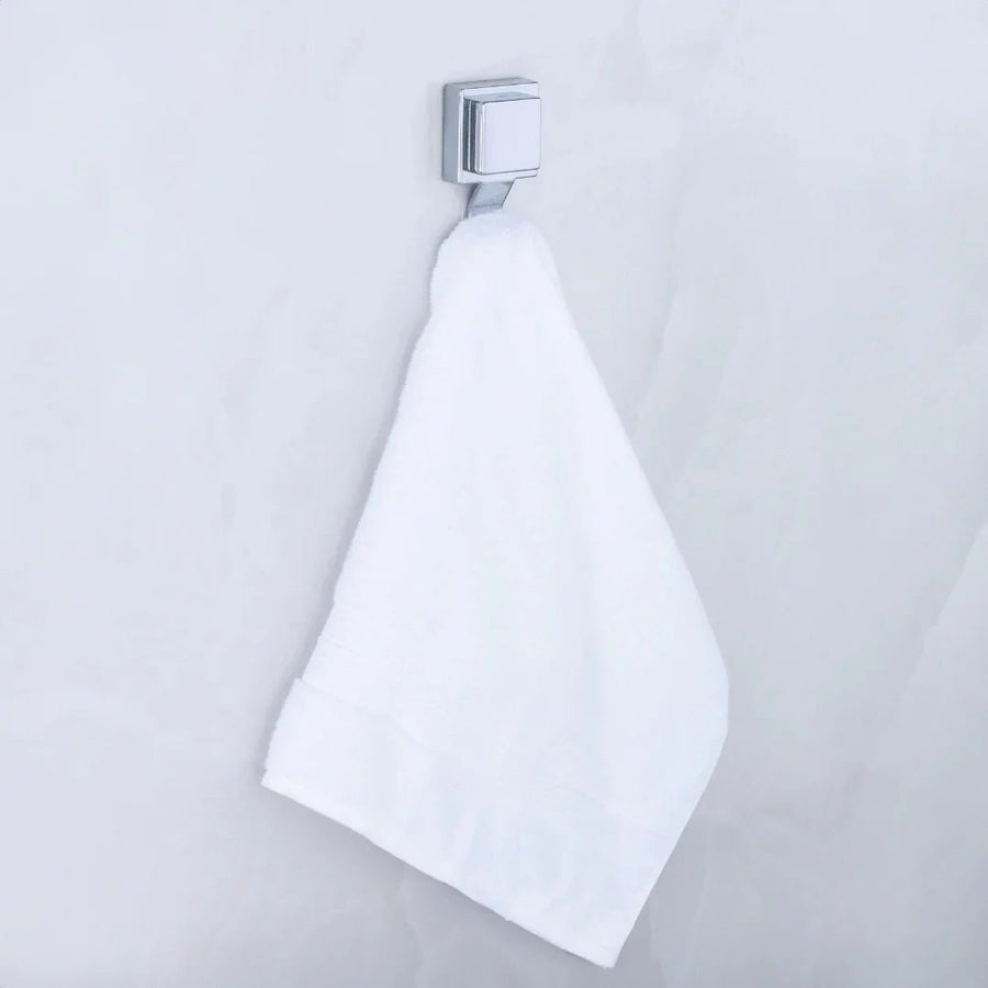 Kit para Banheiro Acessórios de Ventosa Cromado - 4 Peças - Ela Decora