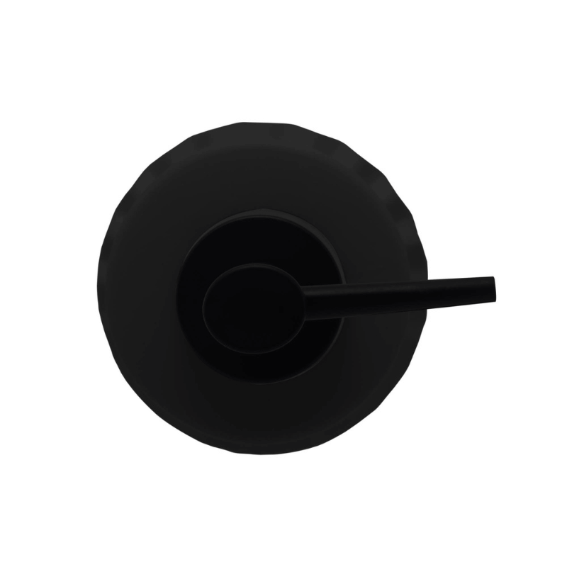 Kit para Banheiro em Cerâmica Stripes Preto 2 Peças - Ela Decora