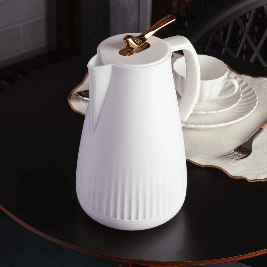 Kit para Mesa Posta Café Golden Bird 8 Peças - Ela Decora