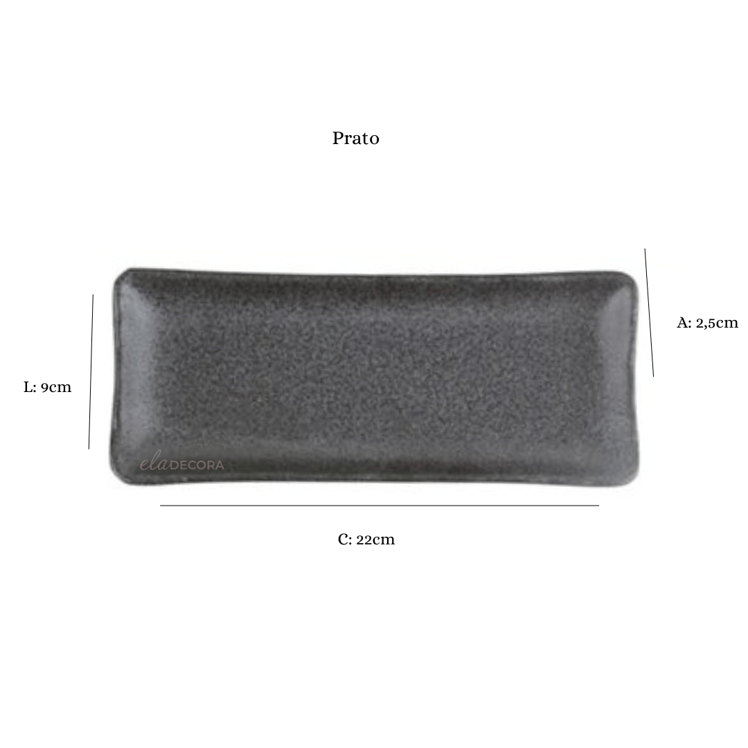 Kit para Sushi Individual de Cerâmica - Ela Decora