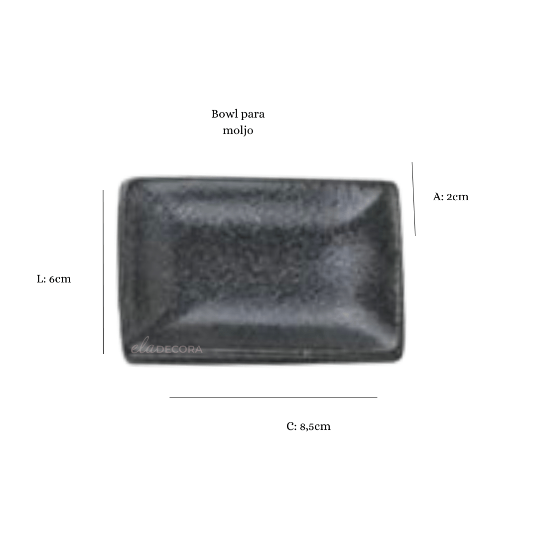Kit para Sushi Individual de Cerâmica - Ela Decora