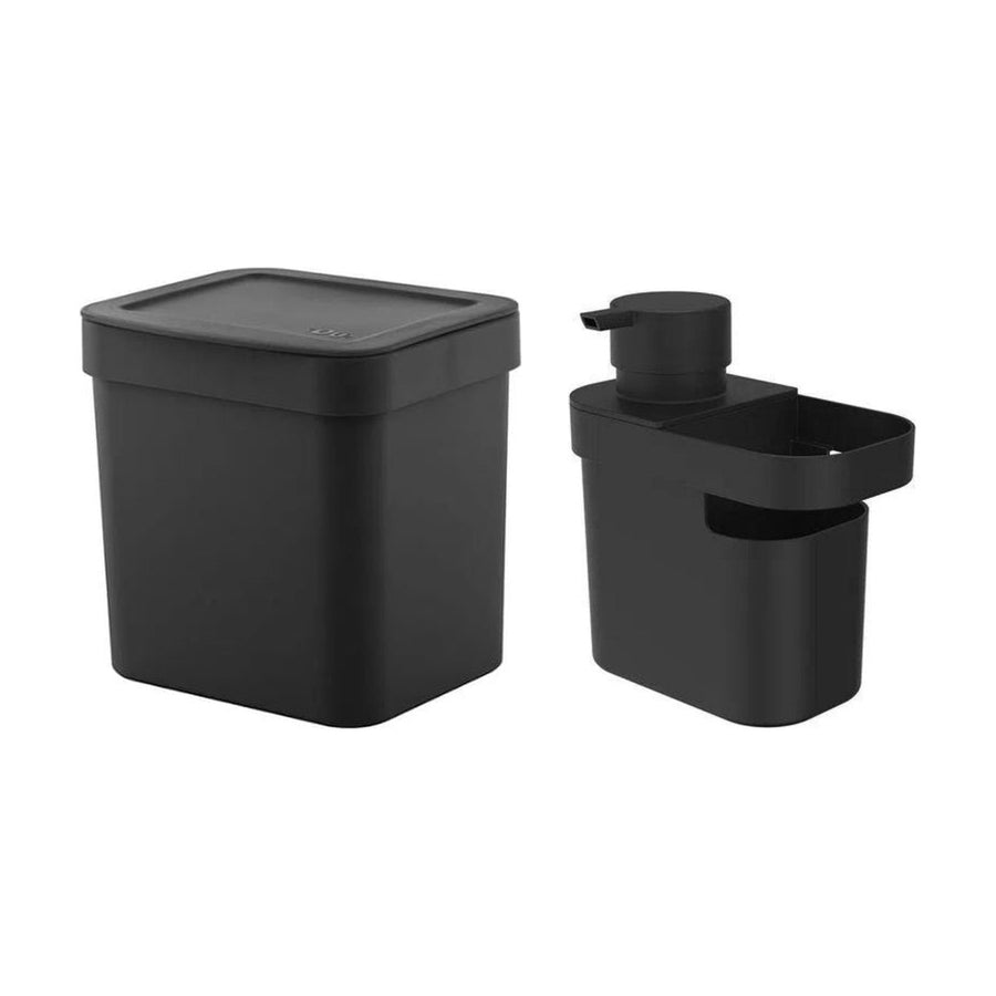 Kit Pia Organizada Preta 2 Peças