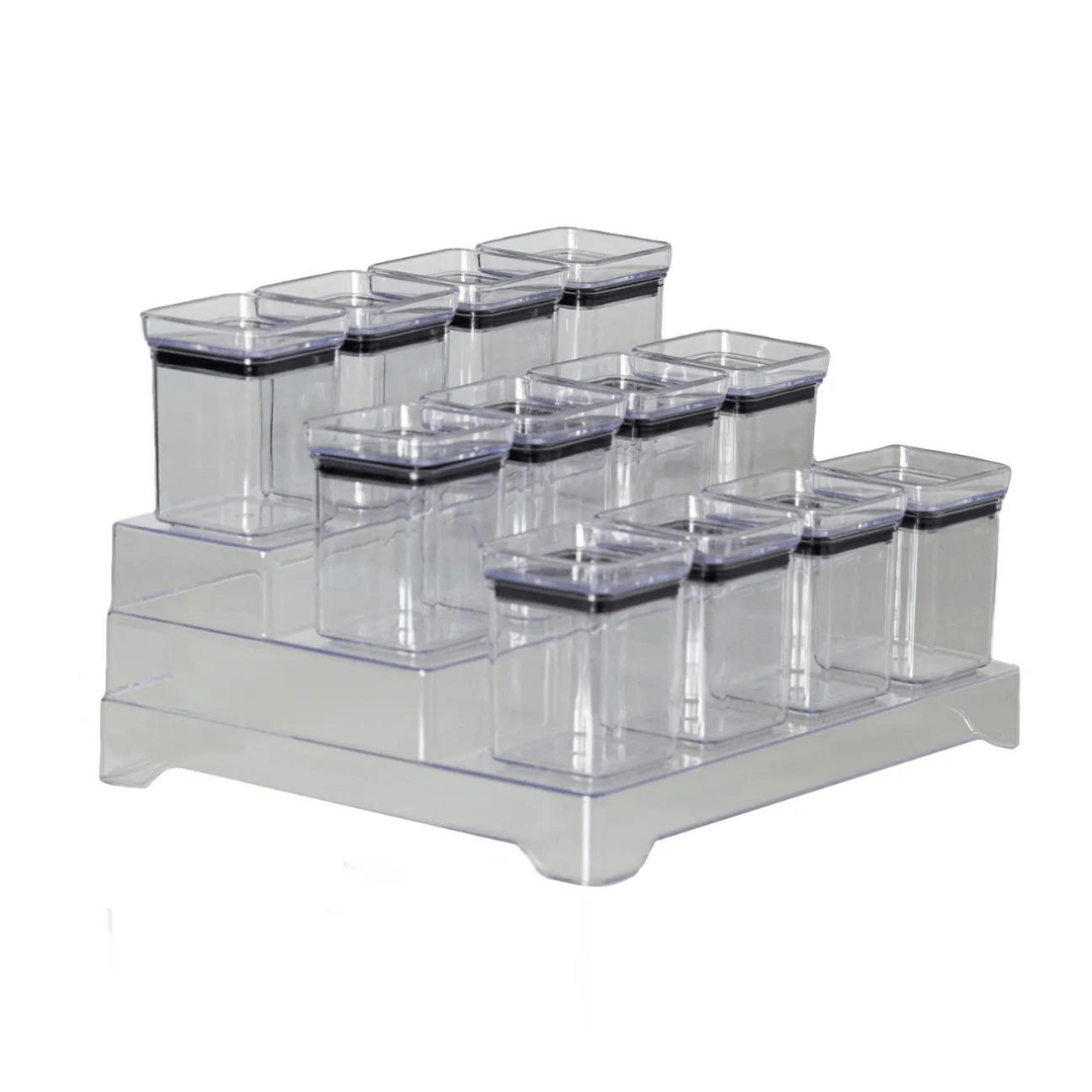 Kit Porta Temperos Lumini 13 Peças - Ela Decora