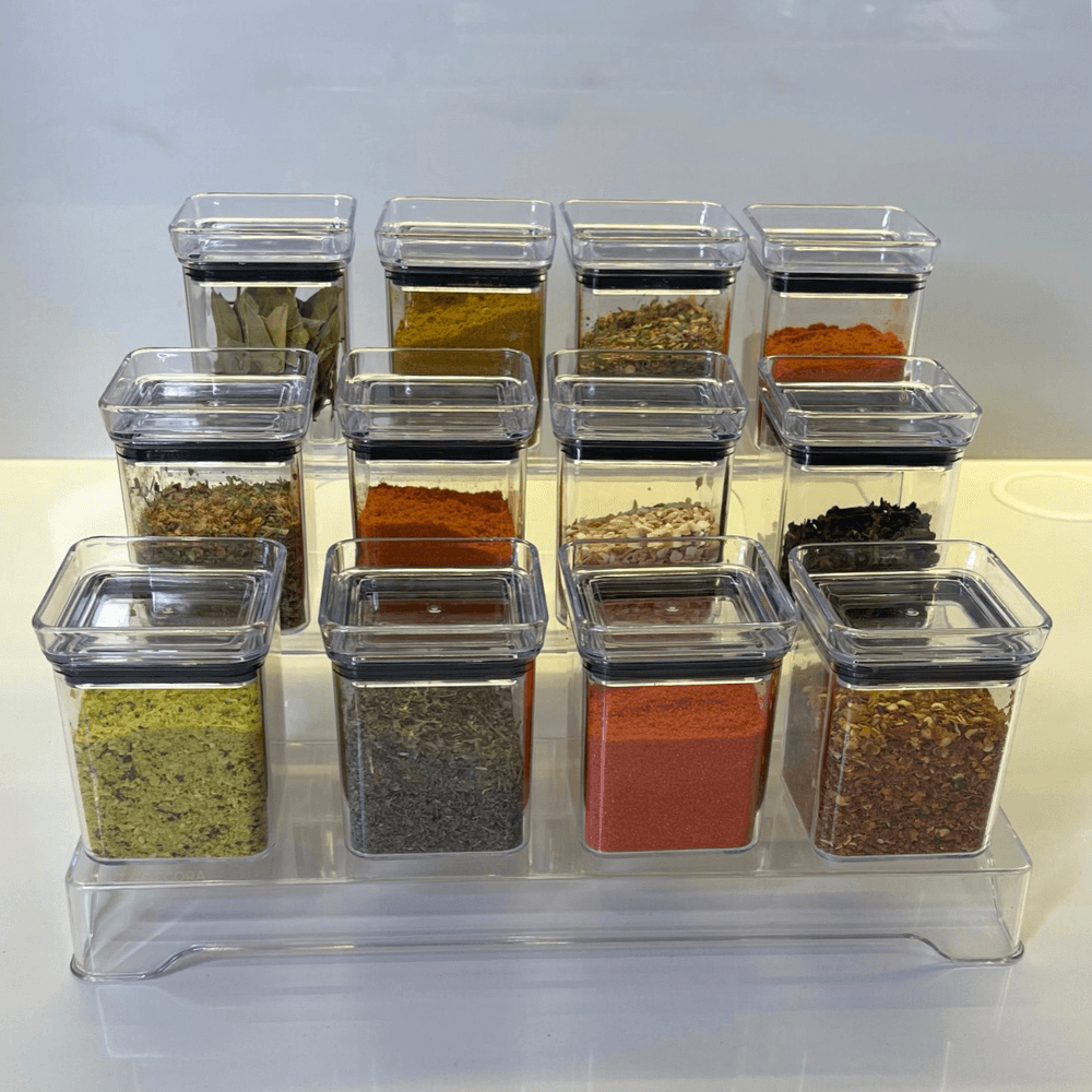 Kit Porta Temperos Lumini 13 Peças - Ela Decora
