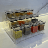 Kit Porta Temperos Lumini 13 Peças - Ela Decora