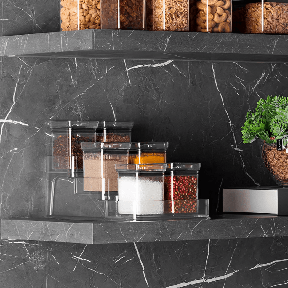Kit Porta Temperos Lumini 7 Peças - Ela Decora