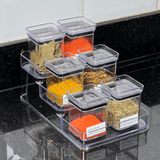 Kit Porta Temperos Lumini 7 Peças - Ela Decora