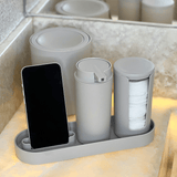 Kit Serene para Banheiro Bege 4 Peças - Ela Decora