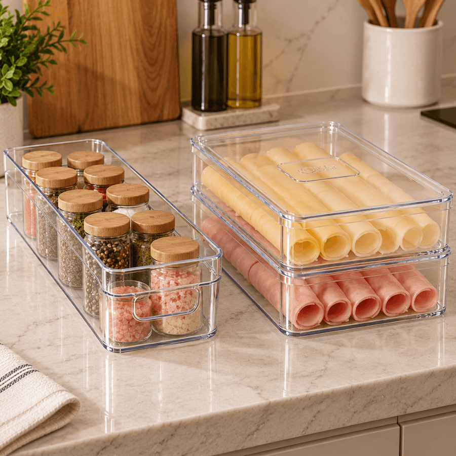 Kit Porta frios e Organizador Clear 30cm