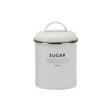 Lata Porta Condimentos Açúcar Branco Copenhag Sugar 1 Litro 16,4cm x 11cm - Ela Decora