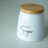 Lata Porta Condimentos Sunshine Sugar Branco 800ml - Ela Decora
