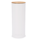 Lata Porta Mantimentos para Massas Canister Branco - Ela Decora