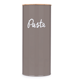 Lata Porta Mantimentos para Massas Canister Cinza - Ela Decora