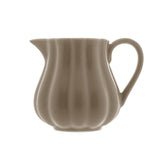 Leiteira de Porcelana Petala Areia Matt 220ml - Ela Decora