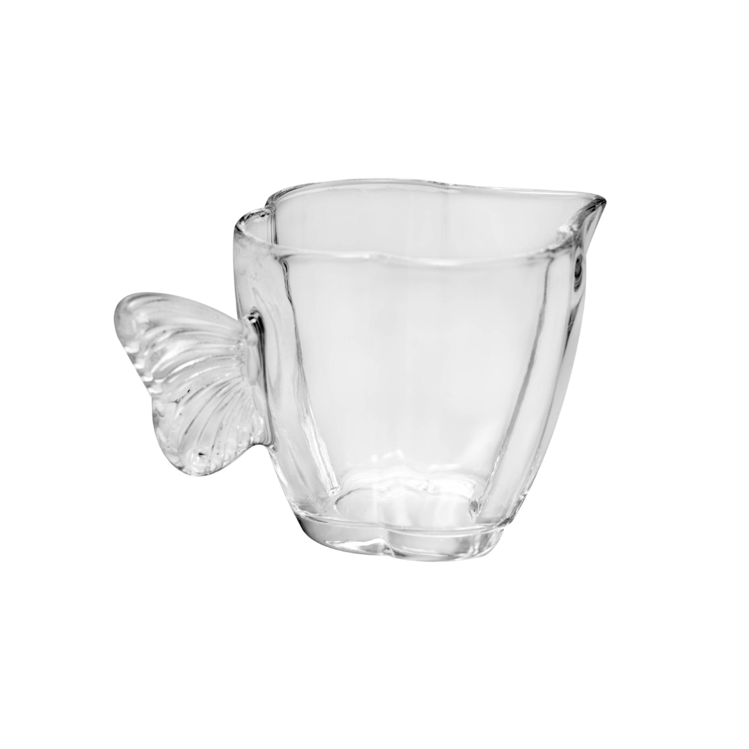 Leiteira de Vidro Butterfly 230ml - Ela Decora