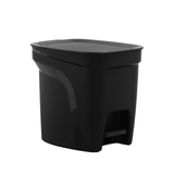 Lixeira Compact 7 Litros Preta Pedal Tramontina - Ela Decora