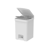 Lixeira de Pedal Trium Branco 12 Litros - Ela Decora