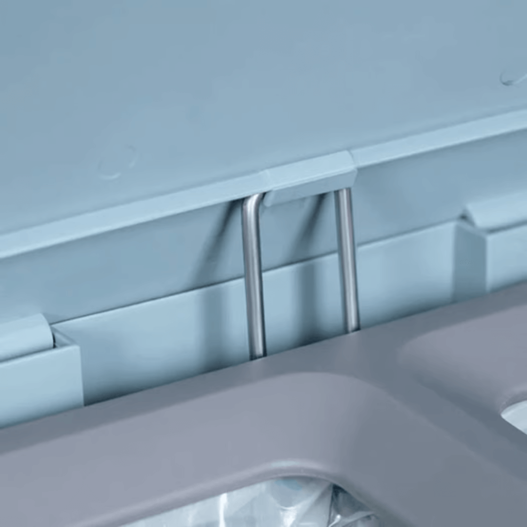 Lixeira de Pedal Trium Duplo Compartimento Branco 20 Litros - Ela Decora
