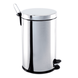 Lixeira em Inox com Pedal - 12 Litros - Ela Decora