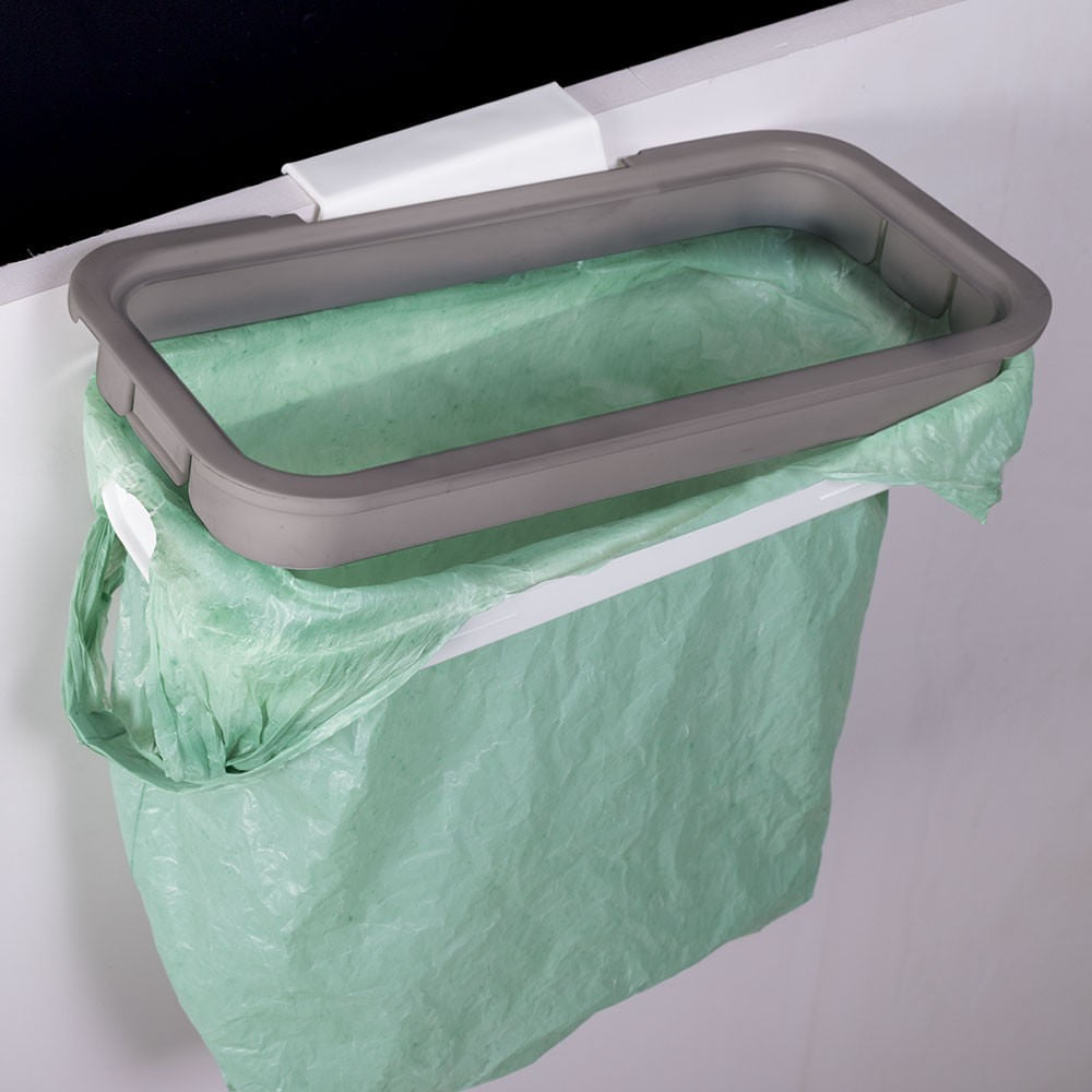 Lixeira para Armario Branca 25cm - Ela Decora