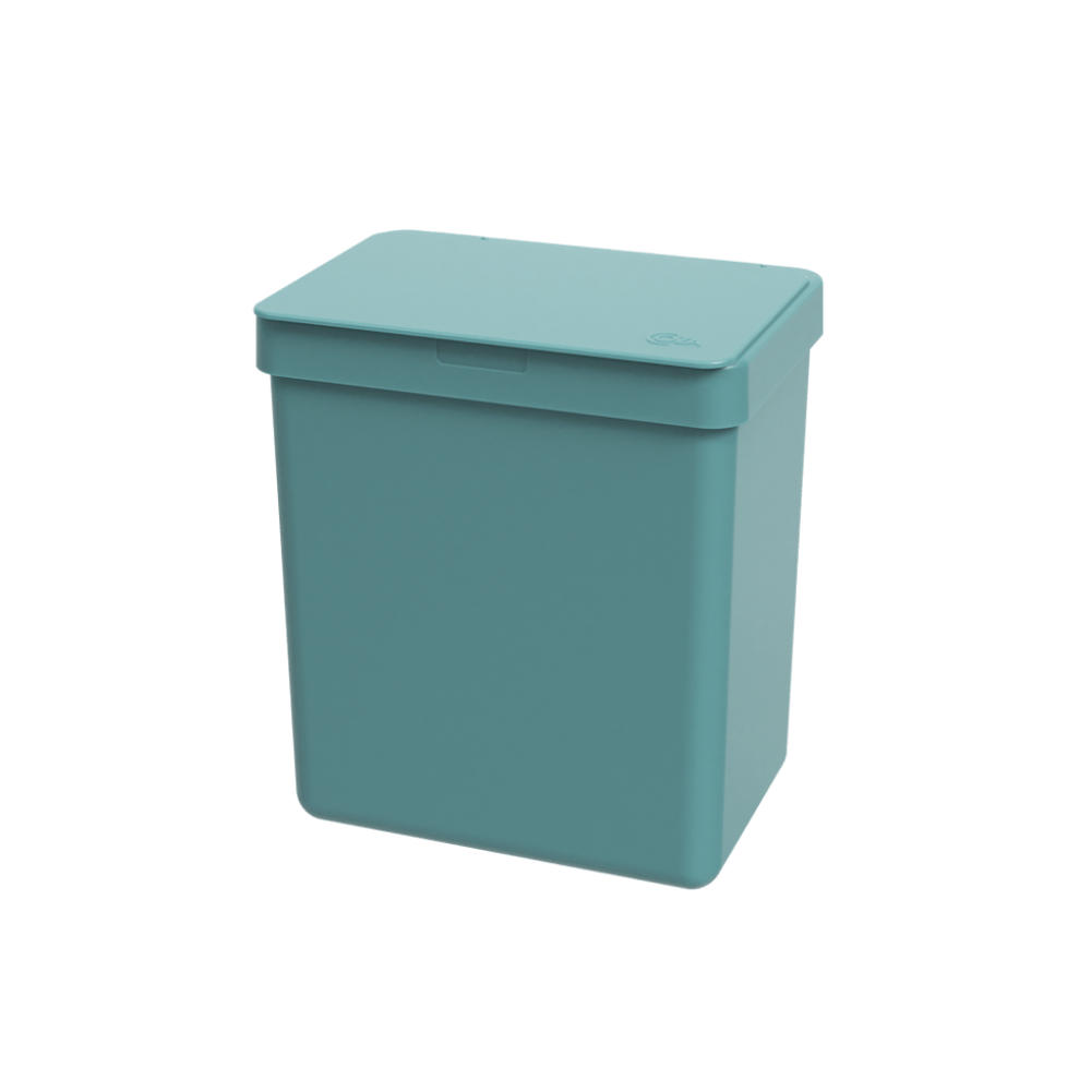 Lixeira Single 2,5 litros Azul Baltic - Ela Decora