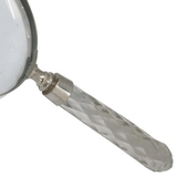 Lupa de Aumento em Vidro Transparente 22,5cm - Ela Decora