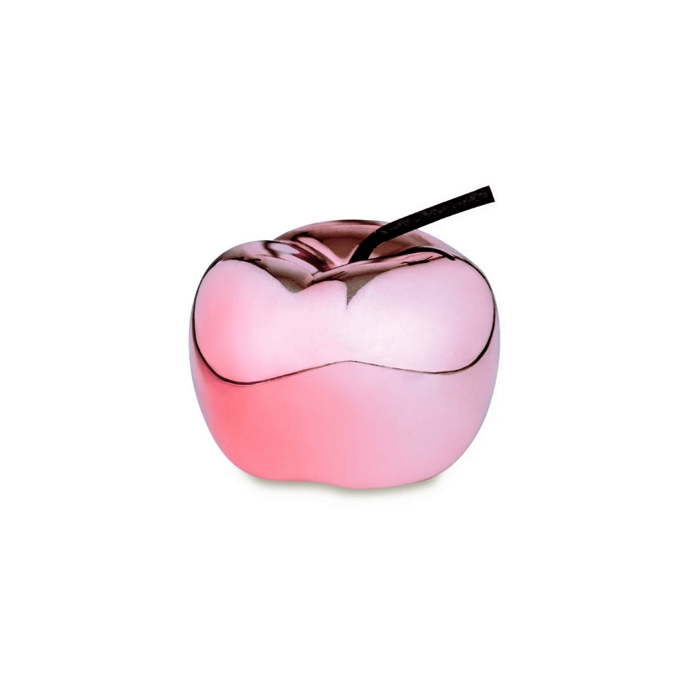 Maça Decorativa Luxo Rose Gold em Cerâmica - 8,5 cm - Ela Decora