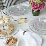 Manteigueira Cristal Pearl Bolinha - 11 cm - Ela Decora