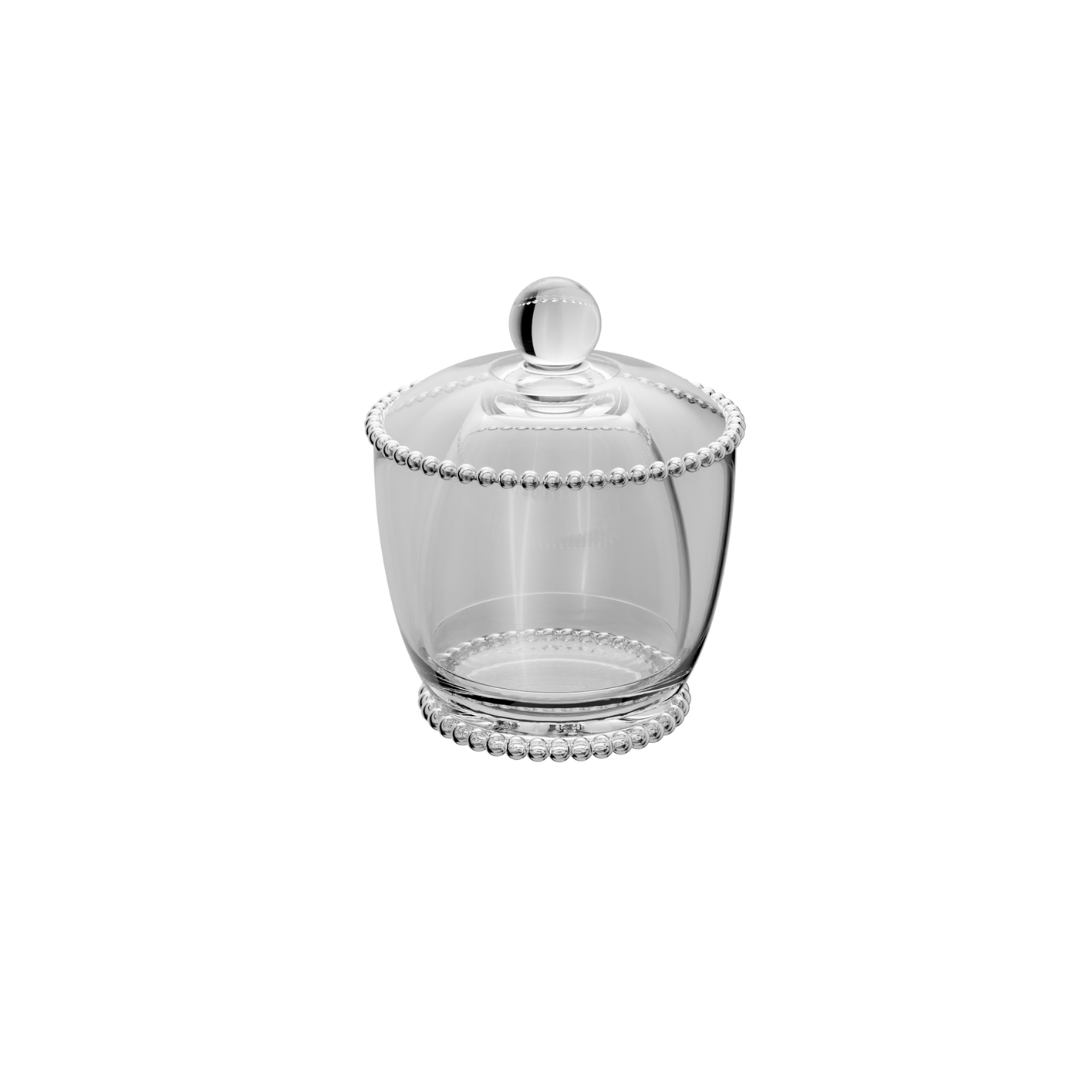 Manteigueira Francesa de Vidro com Tampa Pearl 155ml - Ela Decora