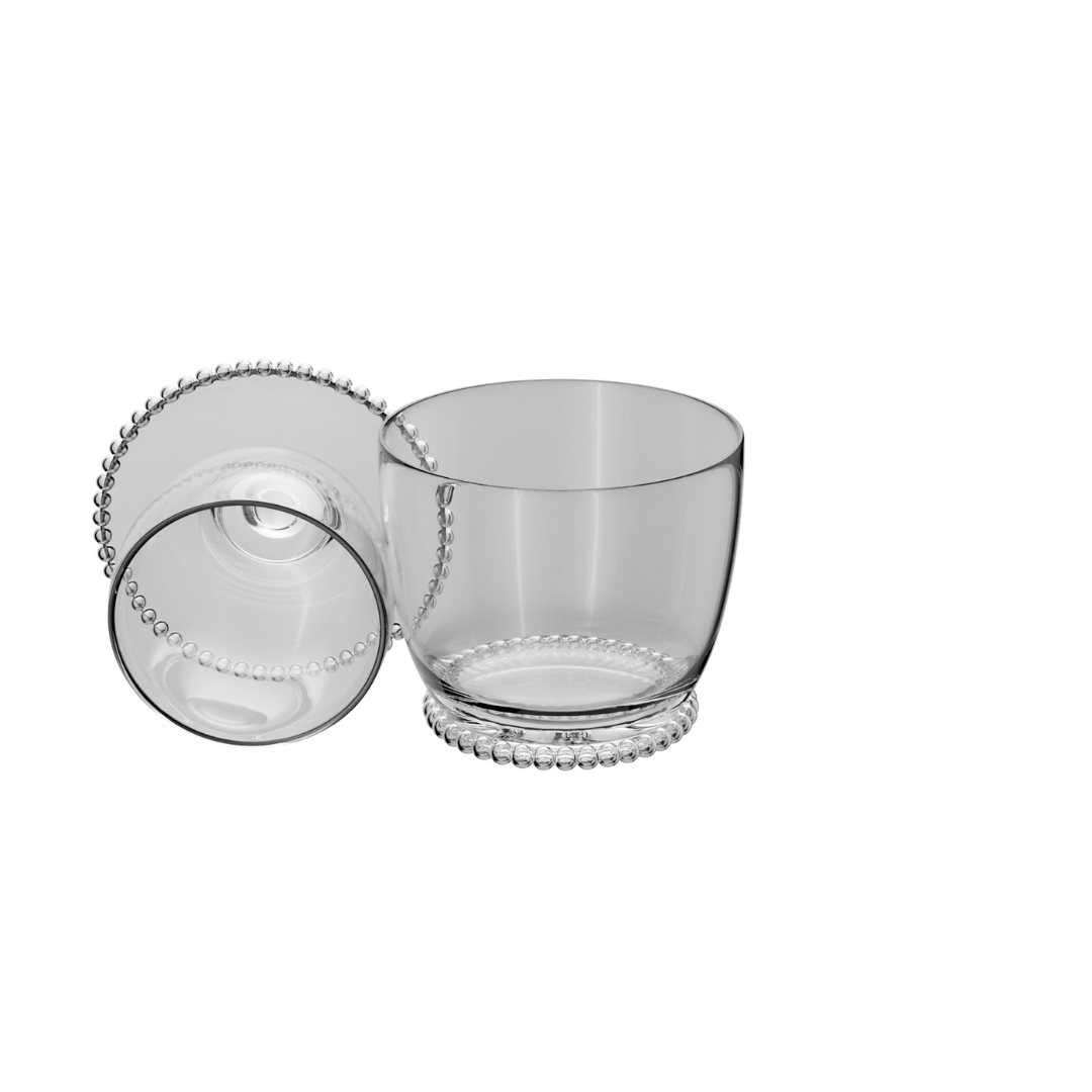 Manteigueira Francesa de Vidro com Tampa Pearl 155ml - Ela Decora