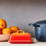 Manteigueira Cerâmica Laranja 17cm Le Creuset