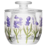 Manteigueira Francesa de Cristal Lavanda 9,5cm