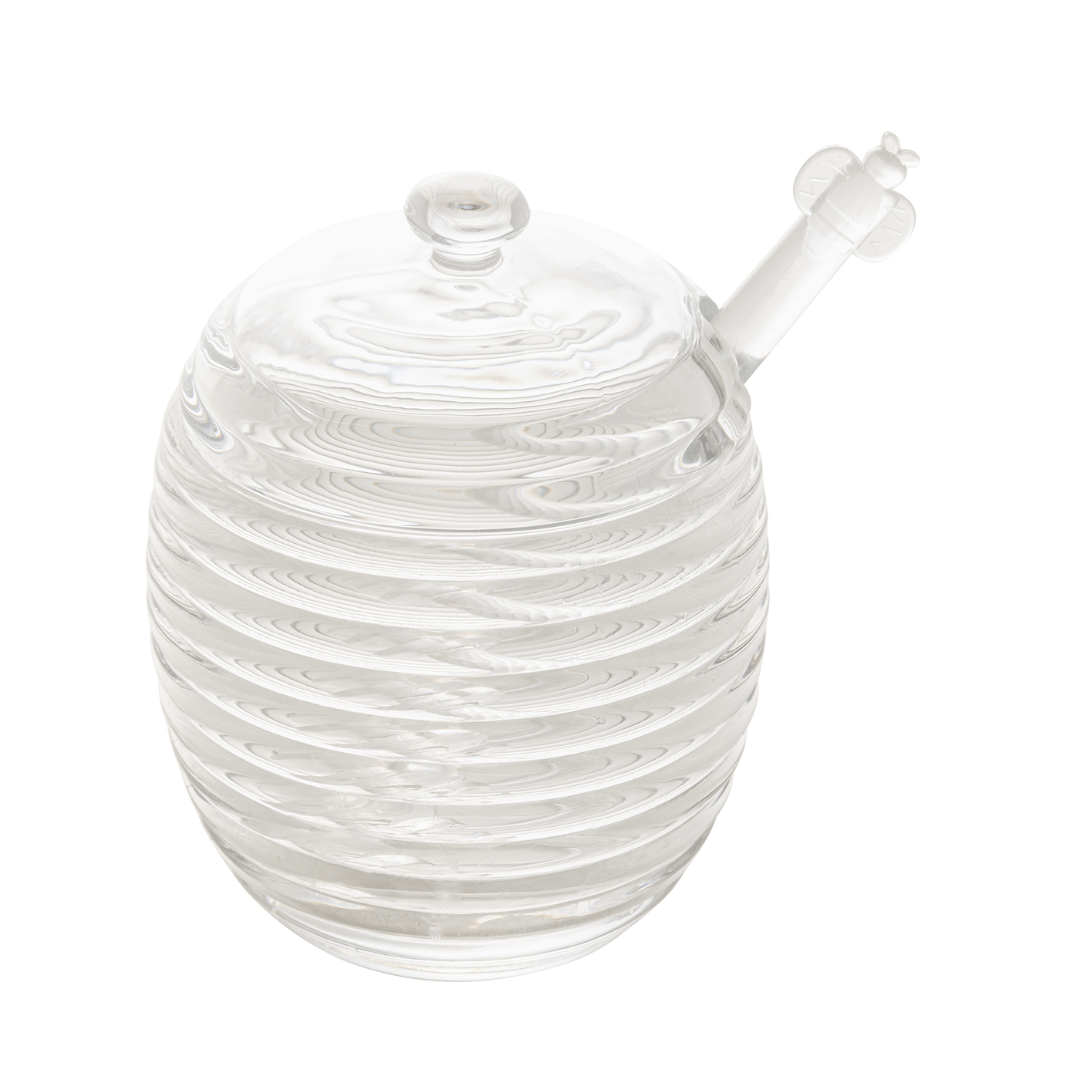 Meleira Cristal de Chumbo Colmeia com Pegador 210ml - Ela Decora