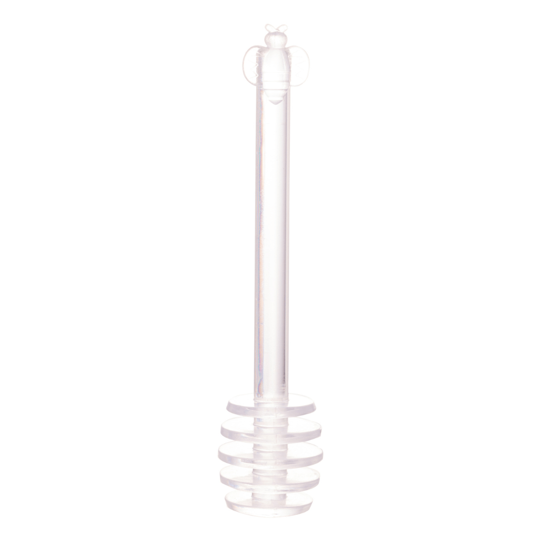 Meleira de Cristal Martelado com Colher e Tampa com Fio de Ouro Petra - Ela Decora