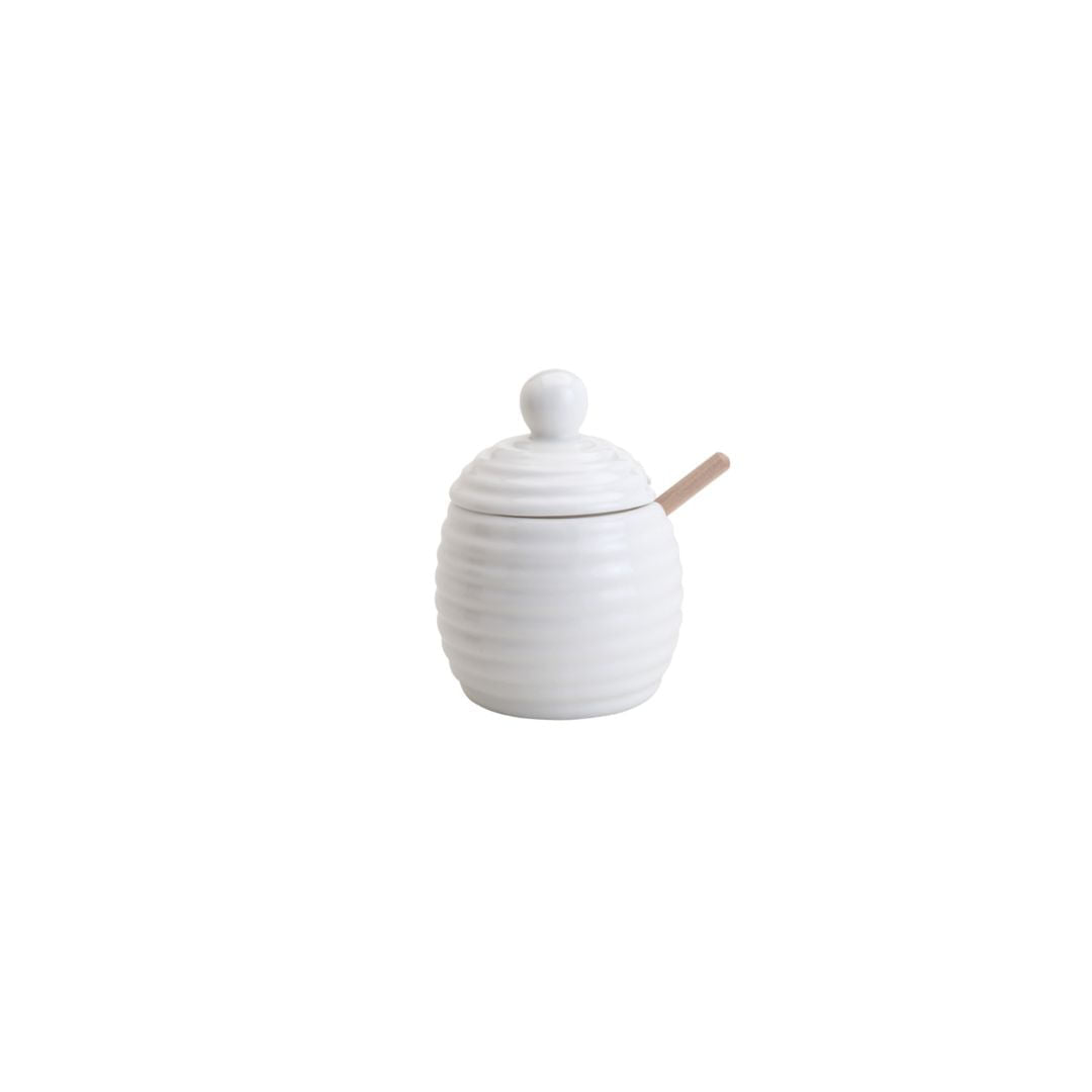 Meleira New Bone Mary com Pegador em Porcelana Branco 11,5cm - Ela Decora